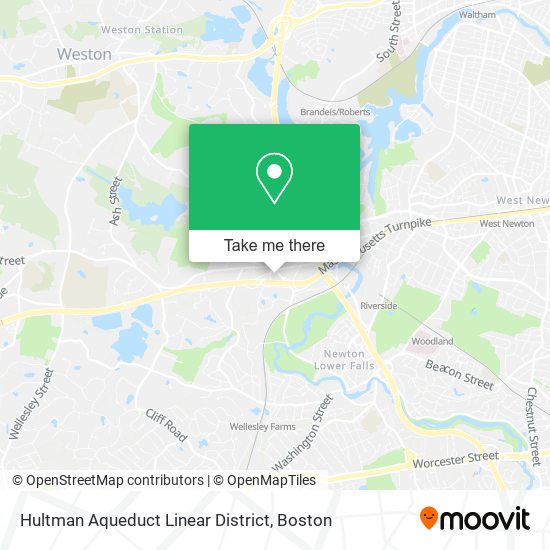 Mapa de Hultman Aqueduct Linear District