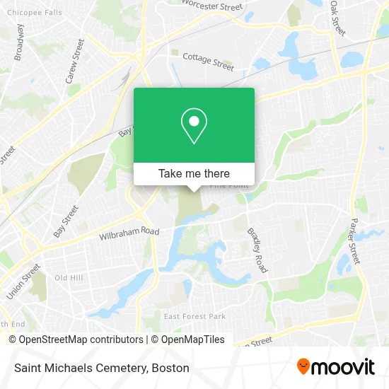Saint Michaels Cemetery map