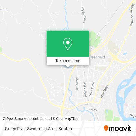 Mapa de Green River Swimming Area