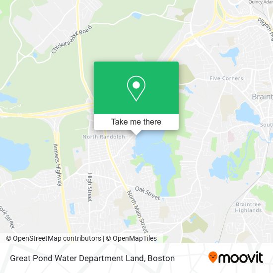 Great Pond Water Department Land map