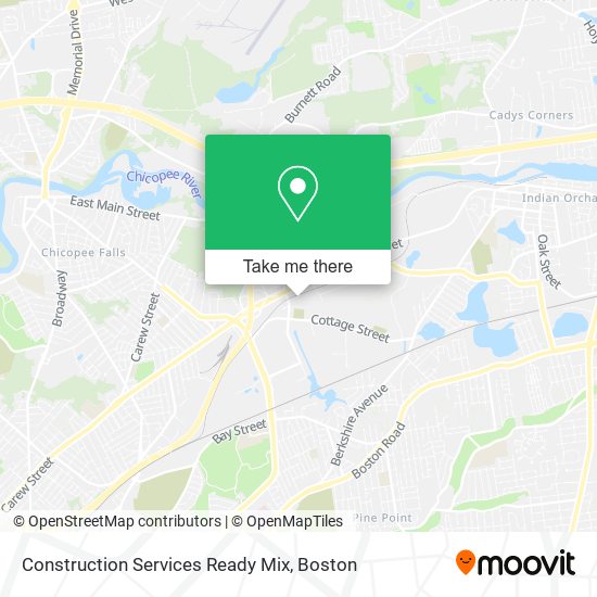 Construction Services Ready Mix map