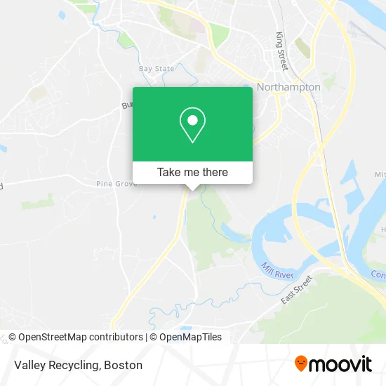 Valley Recycling map