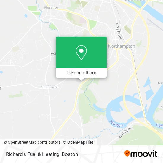 Richard's Fuel & Heating map