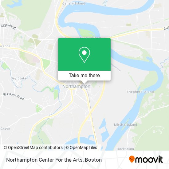 Northampton Center For the Arts map