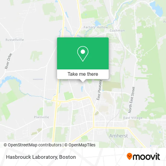 Mapa de Hasbrouck Laboratory