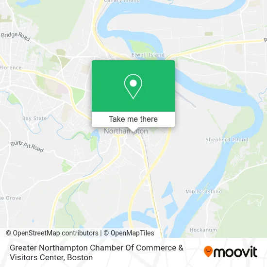 Greater Northampton Chamber Of Commerce & Visitors Center map