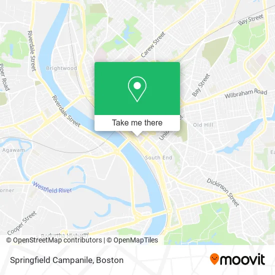 Springfield Campanile map