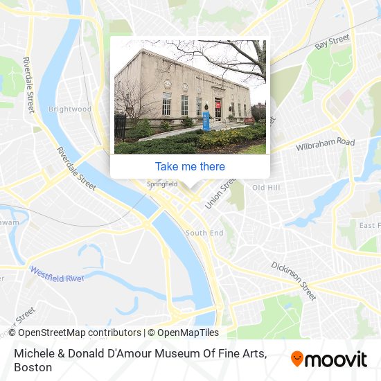 Mapa de Michele & Donald D'Amour Museum Of Fine Arts