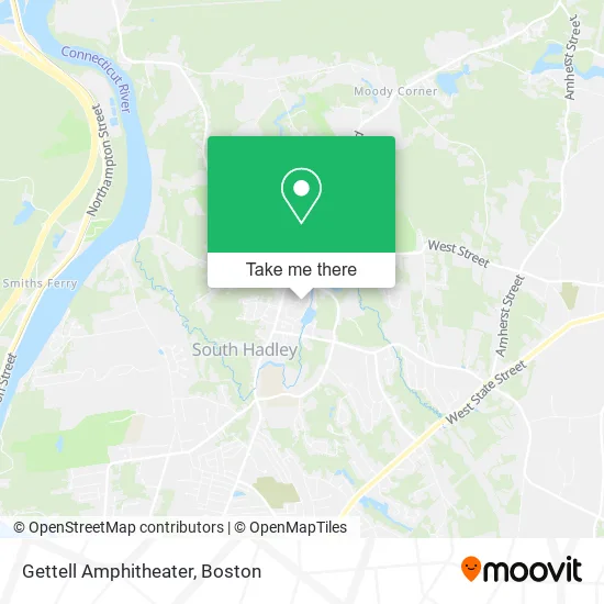 Mapa de Gettell Amphitheater