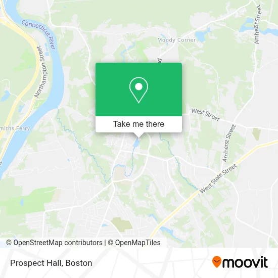 Prospect Hall map