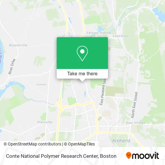 Mapa de Conte National Polymer Research Center