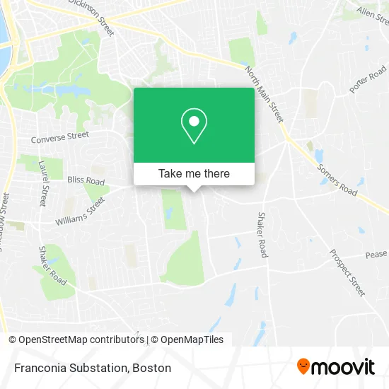 Franconia Substation map