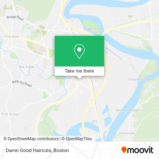 Damn Good Haircuts map