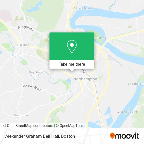 Alexander Graham Bell Hall map