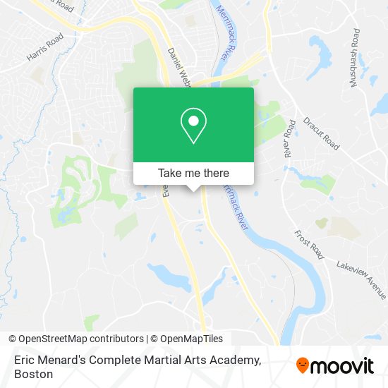 Eric Menard's Complete Martial Arts Academy map