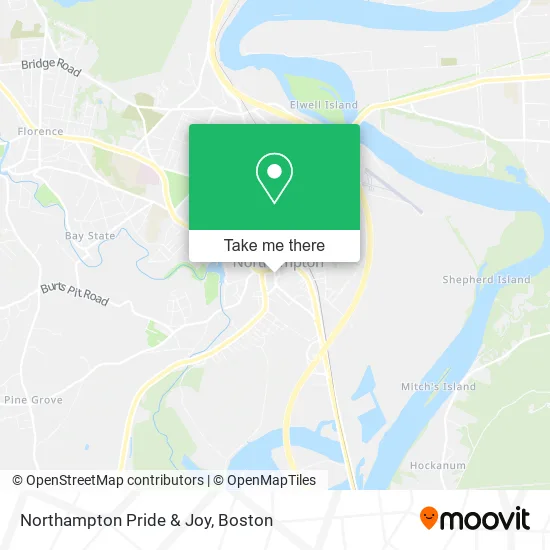 Northampton Pride & Joy map