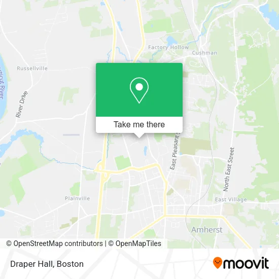 Mapa de Draper Hall