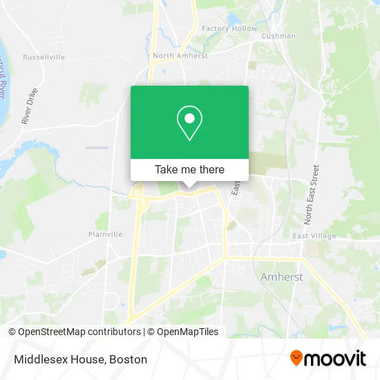 Middlesex House map