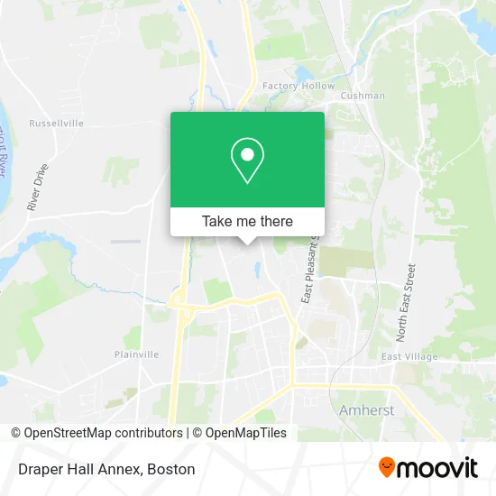 Mapa de Draper Hall Annex
