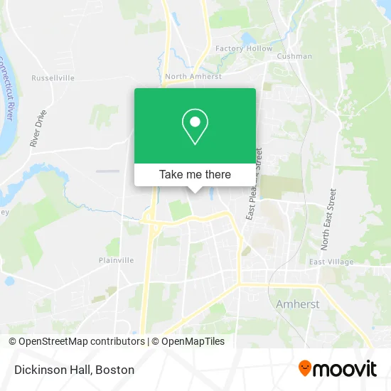 Dickinson Hall map