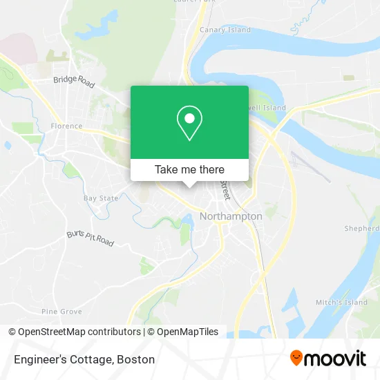 Engineer's Cottage map