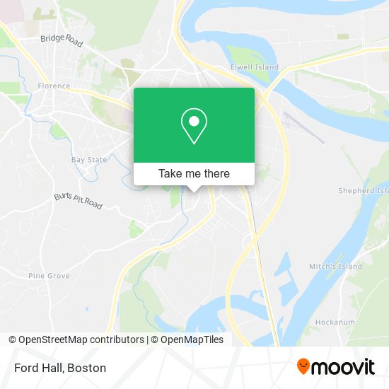 Mapa de Ford Hall