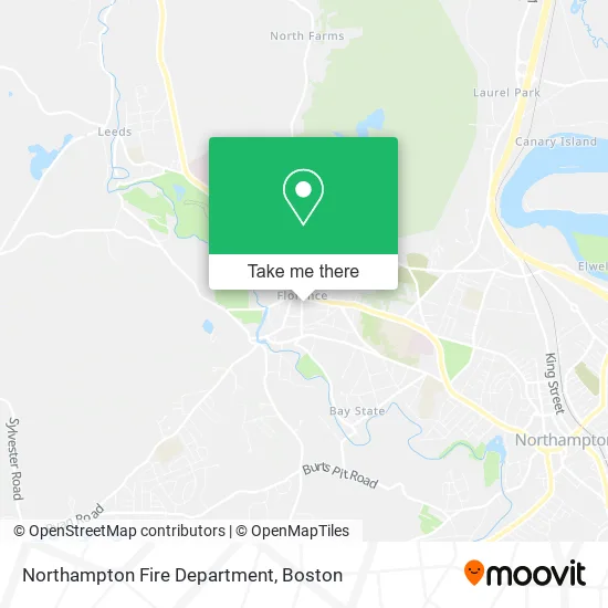 Northampton Fire Department map