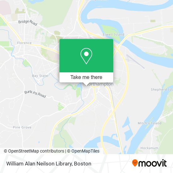 William Alan Neilson Library map