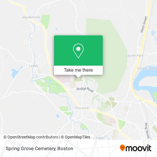 Spring Grove Cemetery map