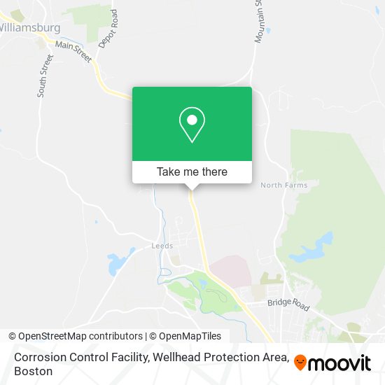 Corrosion Control Facility, Wellhead Protection Area map