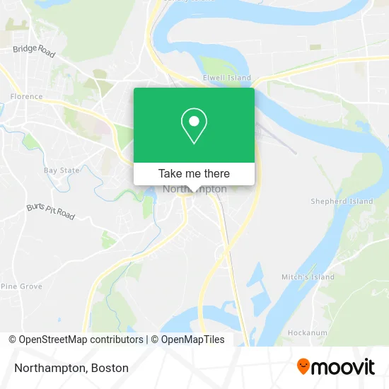 Northampton map
