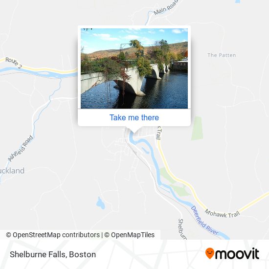 Shelburne Falls map