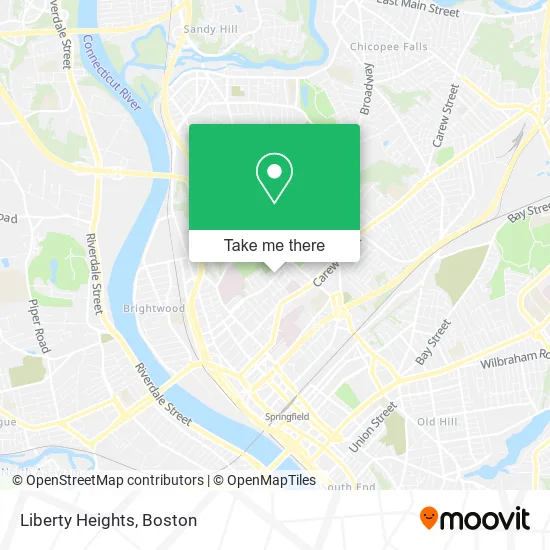 Liberty Heights map