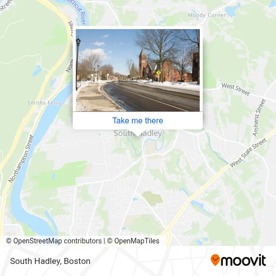 South Hadley map