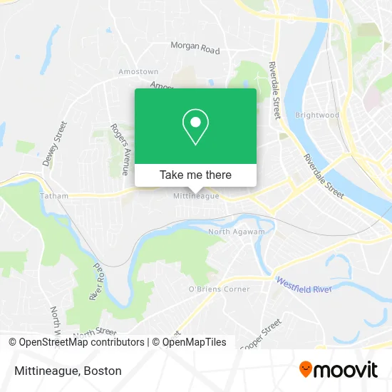 Mittineague map