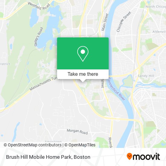Mapa de Brush Hill Mobile Home Park