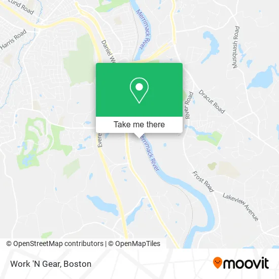 Work 'N Gear map