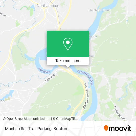 Manhan Rail Trail Parking map