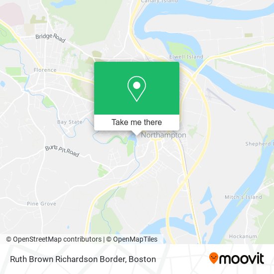 Ruth Brown Richardson Border map