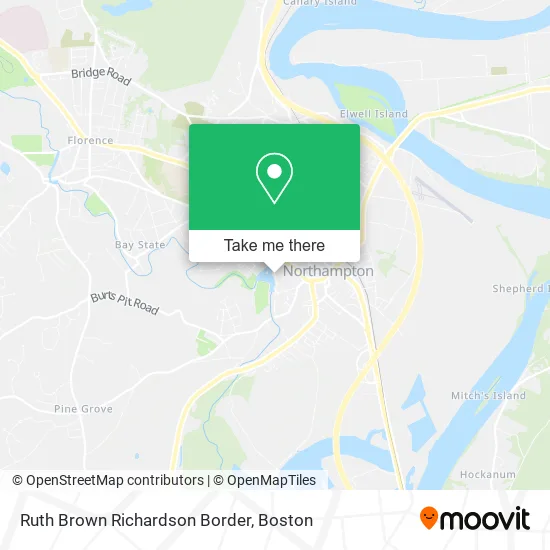 Ruth Brown Richardson Border map