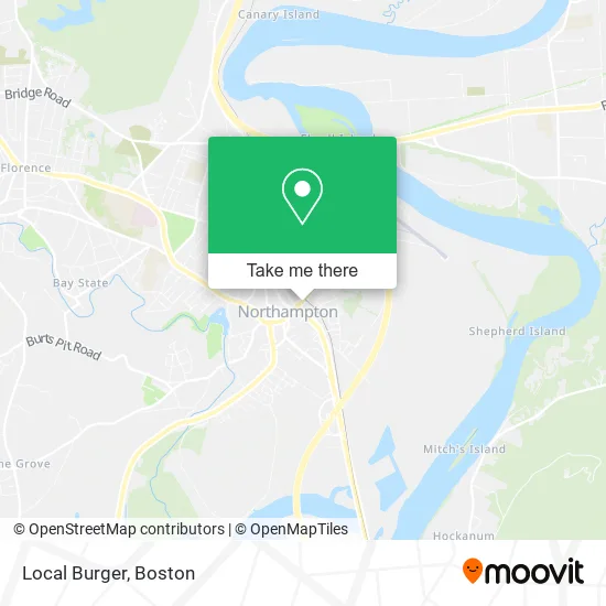 Mapa de Local Burger
