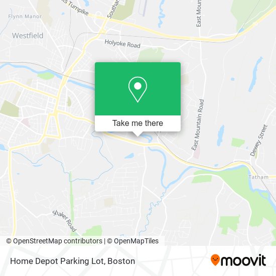 Mapa de Home Depot Parking Lot