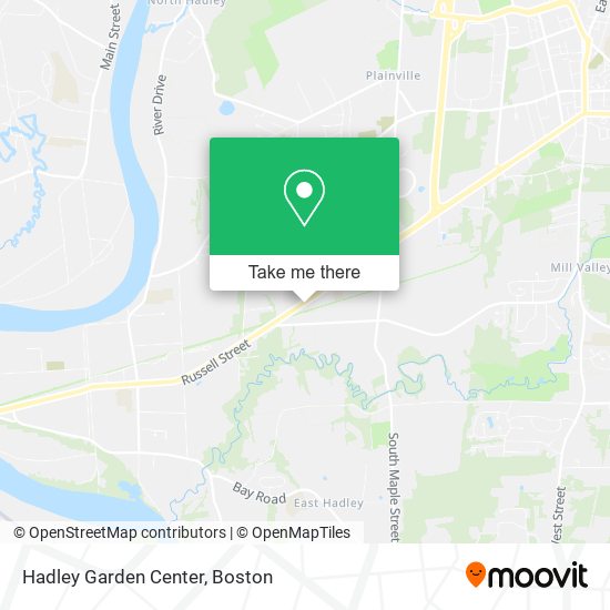 Hadley Garden Center map