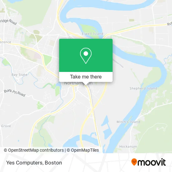 Yes Computers map