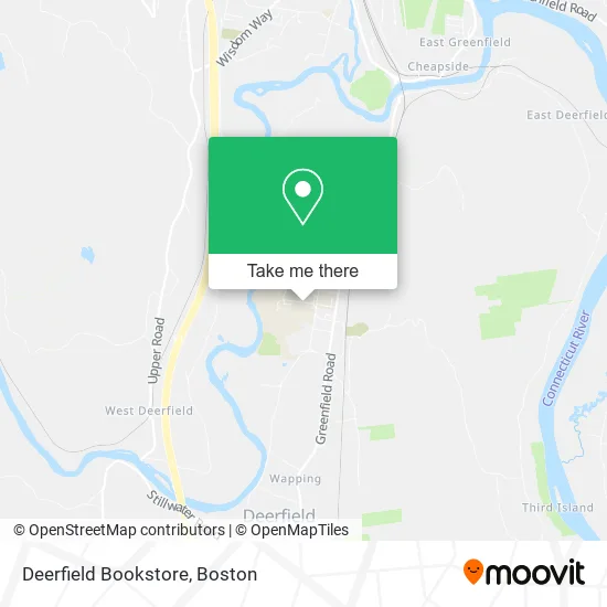 Deerfield Bookstore map