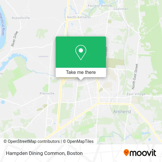 Hampden Dining Common map