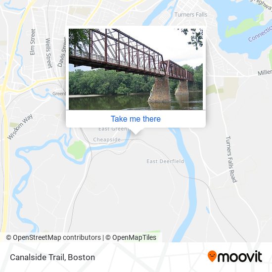 Canalside Trail map