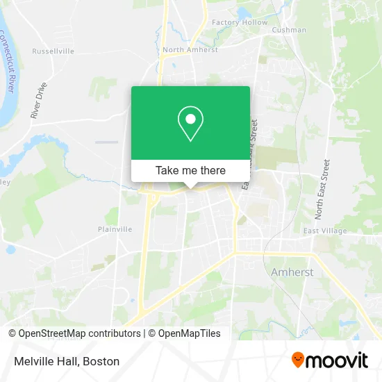 Melville Hall map
