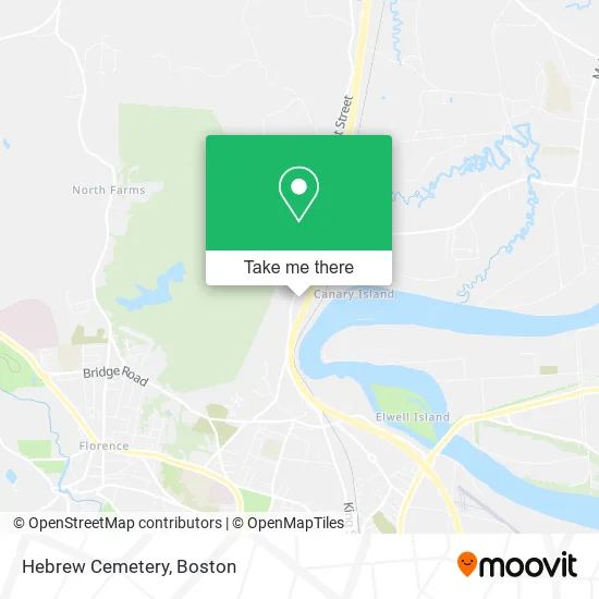 Hebrew Cemetery map