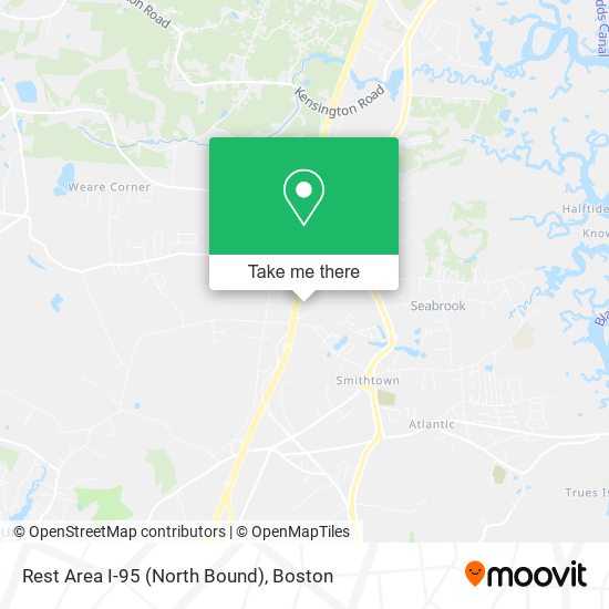 Rest Area I-95 (North Bound) map